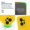 Kwmobile tok Xiaomi Redmi Note 12-höz, sárga, szilikon, KWM000018UL014C