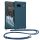 Kwmobile Google Pixel 7a telefontok nyakpánttal, sötétkék, szilikon, KWM000019YH010C