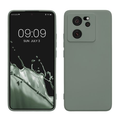 Kwmobile tok Xiaomi 13T/13T Pro készülékhez, világoszöld, szilikon, KWM000020IU008C