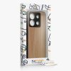 Kwmobile tok Xiaomi Redmi Note 13 Pro 5G-hez, barna, fa/szilikon, KWM000020LJ002C