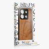 Kwmobile tok Xiaomi Redmi Note 13 Pro 5G-hez, barna, fa/szilikon, KWM000020LJ003C