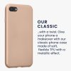 Kwmobile tok Apple iPhone SE (2022)/iPhone SE (2020)/iPhone 8 készülékhez, arany, szilikon, KWM0000085R012C