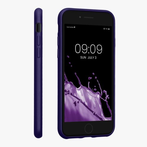 Kwmobile tok Apple iPhone SE (2022)/iPhone SE (2020)/iPhone 8 készülékhez, kék, szilikon, KWM0000085R014C