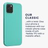 Kwmobile tok Apple iPhone 12/iPhone 12 Pro készülékhez, zöld, szilikon, KWM000013WJ009C