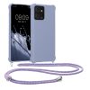 Kwmobile tok nyakpánttal Motorola ThinkPhone-hoz, kék, szilikon, KWM0000196O003C