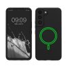 Kwmobile tok Samsung Galaxy S22-höz, fekete, szilikon, KWM000021RB001C