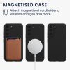Kwmobile tok Samsung Galaxy S22-höz, fekete, szilikon, KWM000021RB001C