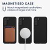 Kwmobile tok Samsung Galaxy S22 Plus-hoz, fekete, szilikon, KWM000021RC001C