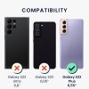 Kwmobile tok Samsung Galaxy S22 Plus-hoz, fekete, szilikon, KWM000021RC001C