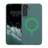 Kwmobile tok Samsung Galaxy S22 Plus-hoz, világoszöld, szilikon, KWM000021RC002C