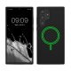 Kwmobile tok Samsung Galaxy S22 Ultra készülékhez, fekete, szilikon, KWM000021RD001C