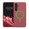 Kwmobile tok Samsung Galaxy S24-hez, sötétrózsaszín, szilikon, KWM000021RH002C