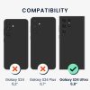 Kwmobile tok Samsung Galaxy S24 Ultra készülékhez, fekete, szilikon, KWM000021RJ001C