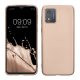 Kwmobile tok Motorola Moto E13-hoz, arany, szilikon, KWM000022OW005C