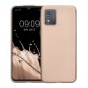 Kwmobile tok Motorola Moto E13-hoz, arany, szilikon, KWM000022OW005C