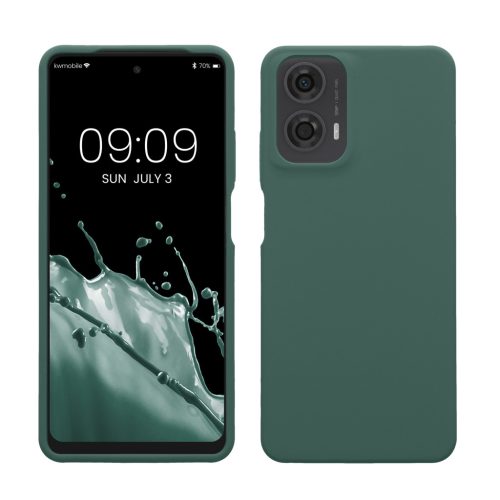 Kwmobile tok Motorola Moto G24/Moto E14/Moto G04 készülékhez, zöld, szilikon, KWM000022RP002C