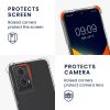Kwmobile tok nyakpánttal Motorola Moto G24/Moto E14/Moto G04 készülékhez, átlátszó/fekete, szilikon, KWM000022RS001C