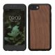 Kwmobile tok Apple iPhone SE (2022)/iPhone SE (2020)/iPhone 8 készülékhez, barna, fa/szilikon, KWM000022RU001C