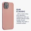 Kwmobile tok Apple iPhone 14-hez, rózsaszín, szilikon, KWM000022RV001C