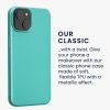 Kwmobile tok Apple iPhone 14-hez, zöld, szilikon, KWM000022RV002C