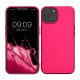Kwmobile tok Apple iPhone 14-hez, rózsaszín, szilikon, KWM000022RV003C