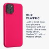 Kwmobile tok Apple iPhone 14-hez, rózsaszín, szilikon, KWM000022RV003C