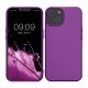 Kwmobile tok Apple iPhone 14-hez, lila, szilikon, KWM000022RV004C
