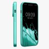 Kwmobile tok Apple iPhone 14 Pro készülékhez, zöld, szilikon, KWM000022RW002C