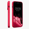 Kwmobile tok Apple iPhone 14 Pro készülékhez, rózsaszín, szilikon, KWM000022RW003C
