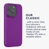 Kwmobile tok Apple iPhone 14 Pro készülékhez, lila, szilikon, KWM000022RW004C