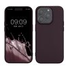 Kwmobile tok Apple iPhone 14 Pro készülékhez, sötétlila, szilikon, KWM000022RW005C