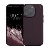 Kwmobile tok Apple iPhone 14 Pro készülékhez, sötétlila, szilikon, KWM000022RW005C