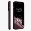Kwmobile tok Apple iPhone 14 Pro készülékhez, sötétlila, szilikon, KWM000022RW005C