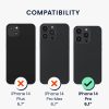 Kwmobile tok Apple iPhone 14 Pro készülékhez, sötétlila, szilikon, KWM000022RW005C