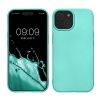 Kwmobile tok Apple iPhone 15-höz, zöld, szilikon, KWM000022RX002C