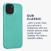 Kwmobile tok Apple iPhone 15-höz, zöld, szilikon, KWM000022RX002C