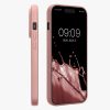 Kwmobile tok Apple iPhone 15 Pro készülékhez, rózsaszín, szilikon, KWM000022RY001C
