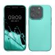 Kwmobile tok Apple iPhone 15 Pro készülékhez, zöld, szilikon, KWM000022RY002C