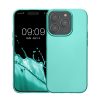 Kwmobile tok Apple iPhone 15 Pro készülékhez, zöld, szilikon, KWM000022RY002C