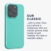 Kwmobile tok Apple iPhone 15 Pro készülékhez, zöld, szilikon, KWM000022RY002C