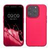 Kwmobile tok Apple iPhone 15 Pro készülékhez, rózsaszín, szilikon, KWM000022RY003C