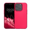 Kwmobile tok Apple iPhone 15 Pro készülékhez, rózsaszín, szilikon, KWM000022RY003C