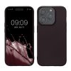 Kwmobile tok Apple iPhone 15 Pro készülékhez, sötétlila, szilikon, KWM000022RY005C