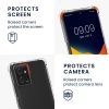 Kwmobile tok nyakpánttal Motorola ThinkPhone-hoz, átlátszó/fekete, szilikon, KWM000022RZ001C