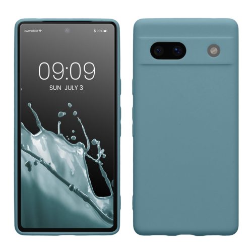 Kwmobile Google Pixel 7a tok, zöld, szilikon, KWM000019YF026C