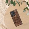 Kwmobile tok Xiaomi Redmi Note 13 Pro Plus 5G-hez, barna, fa/szilikon, KWM000020KL003C