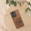 Kwmobile tok Xiaomi Redmi Note 13 Pro Plus 5G-hez, barna, fa/szilikon, KWM000020KL004C