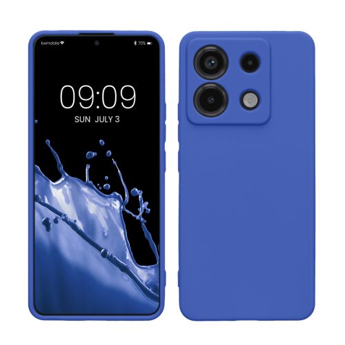 Kwmobile tok Xiaomi Redmi Note 13 Pro 5G-hez, kék, szilikon, KWM000020LD010C