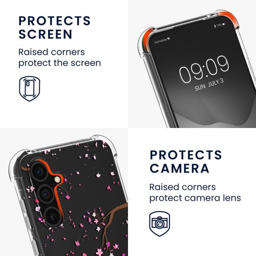 Kwmobile tok zsinórral Samsung Galaxy A35-höz, többszínű, szilikon, KWM000021RM001C