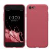 Kwmobile tok Apple iPhone SE (2022)/iPhone SE (2020)/iPhone 8 készülékhez, sötétrózsaszín, szilikon, KWM0000083F050C